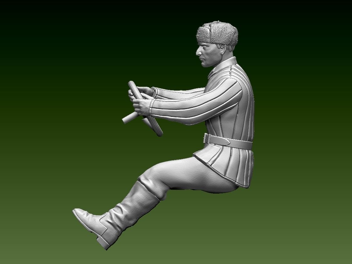 chauffeur ussr ww2 3D print model_3