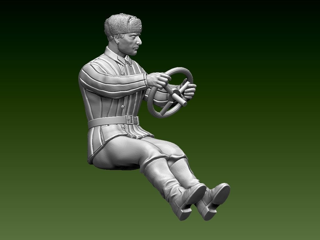 chauffeur ussr ww2 3D print model_8