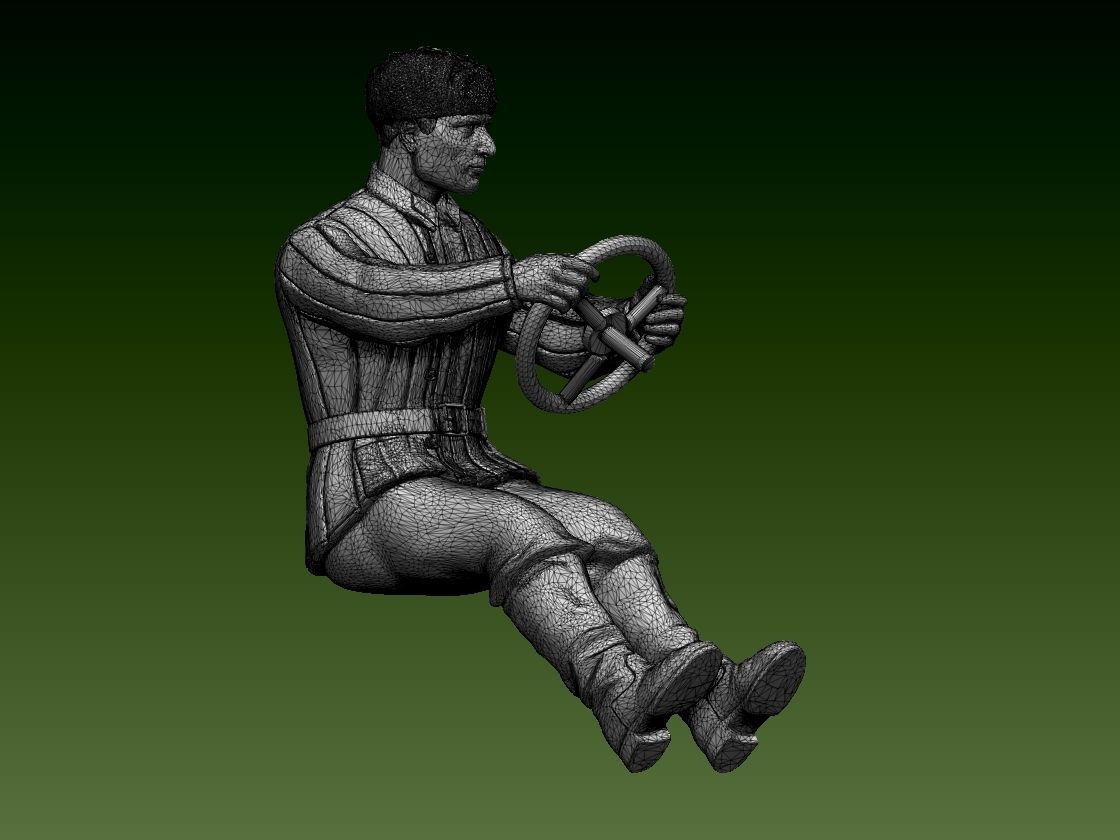 chauffeur ussr ww2 3D print model_9