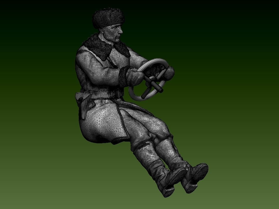 chauffeur ussr ww2 3D print model_9