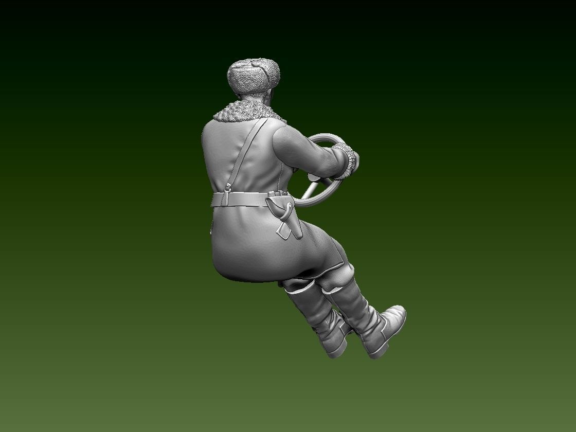chauffeur ussr ww2 3D print model_7