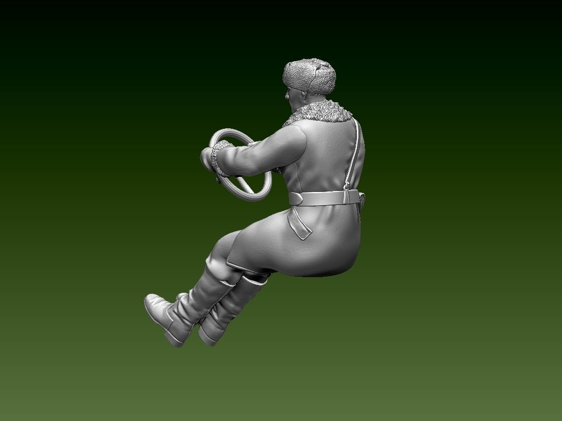 chauffeur ussr ww2 3D print model_5