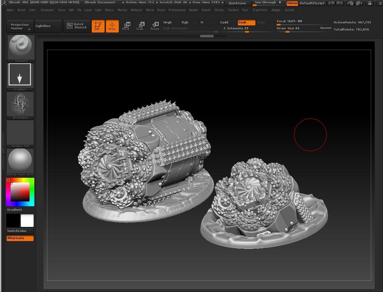EPIC - ARMAGEDDON SET 25 - Underground piercing Worm 3D model 3D ...