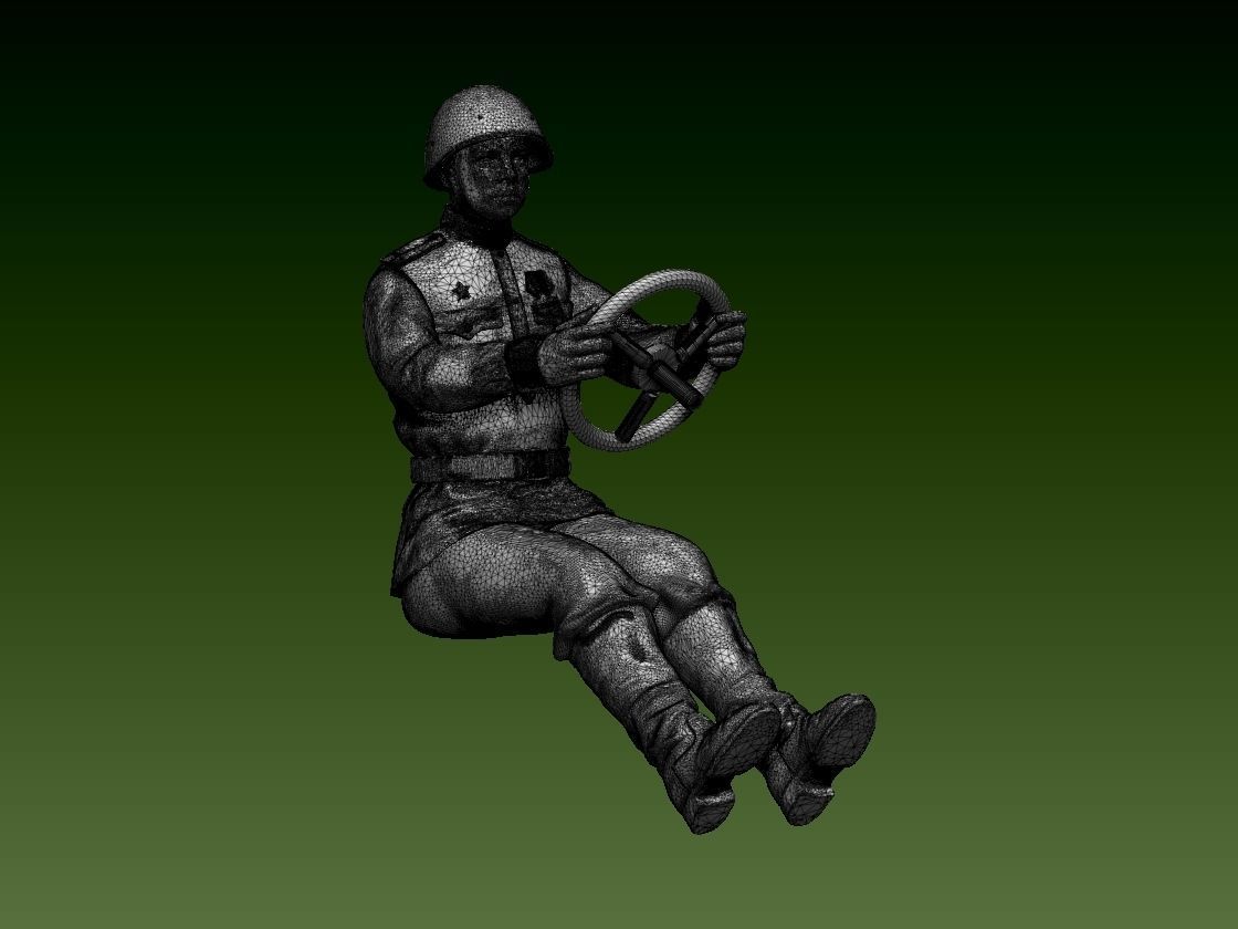 chauffeur ussr ww2 3D print model_9
