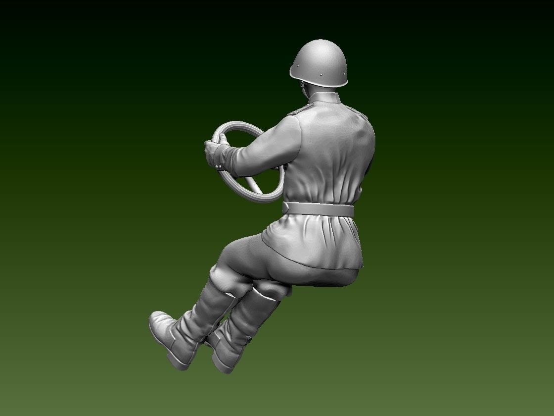 chauffeur ussr ww2 3D print model_5