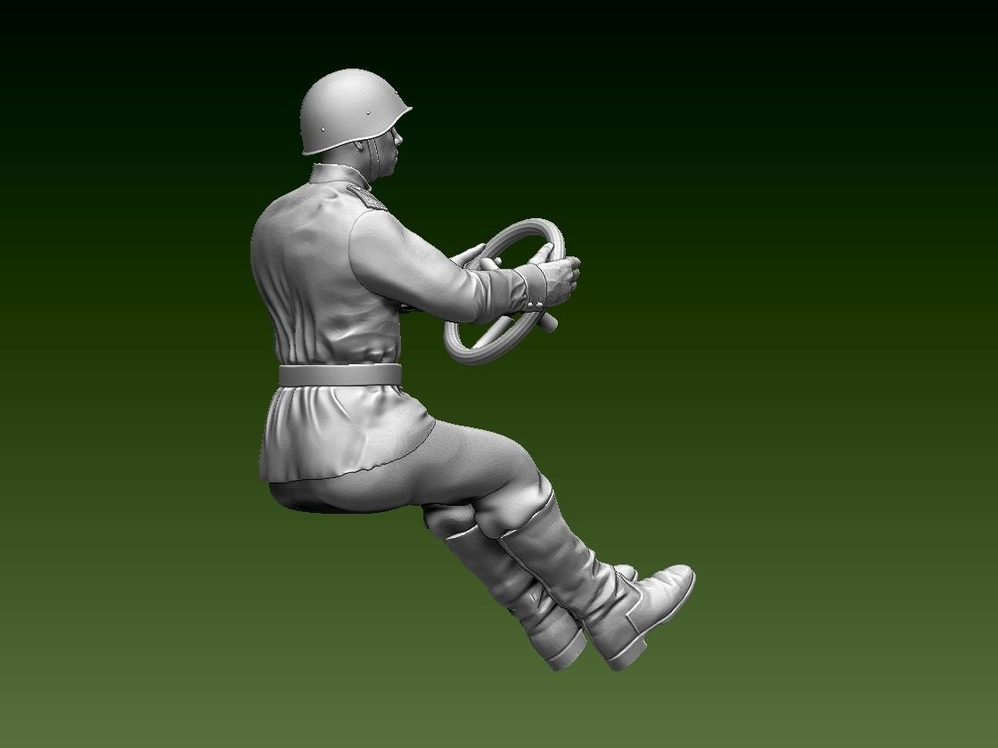 chauffeur ussr ww2 3D print model_7