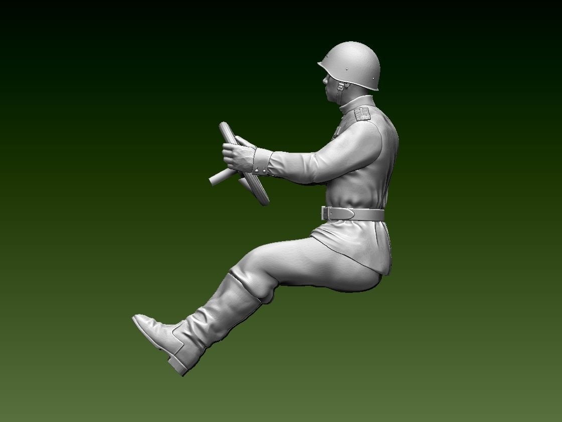 chauffeur ussr ww2 3D print model_4