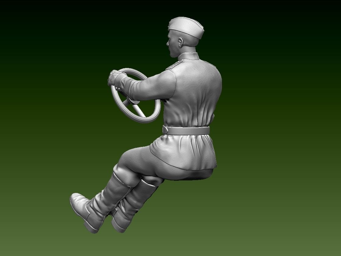 chauffeur ussr ww2 3D print model_5