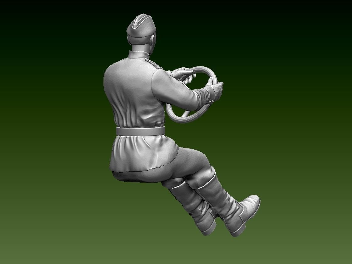 chauffeur ussr ww2 3D print model_7