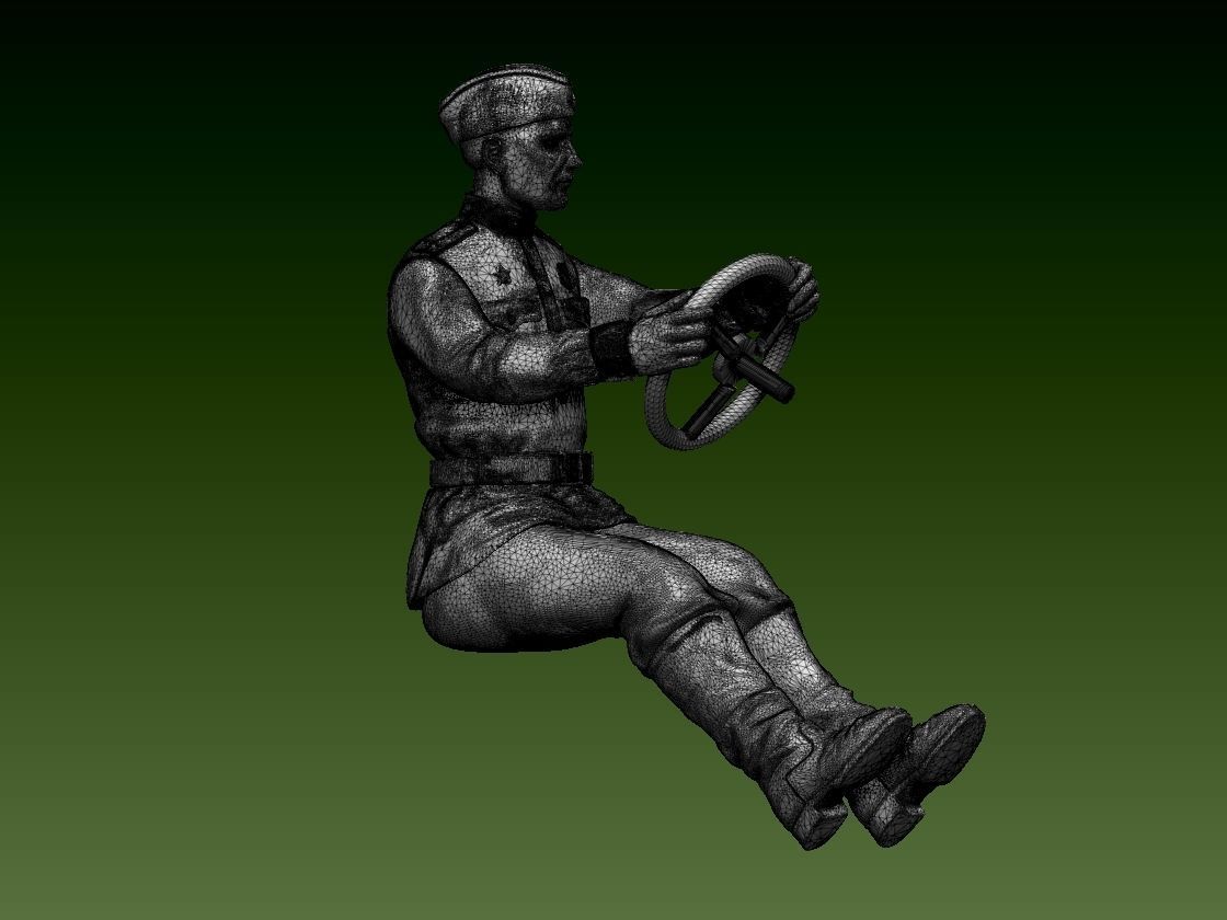 chauffeur ussr ww2 3D print model_9