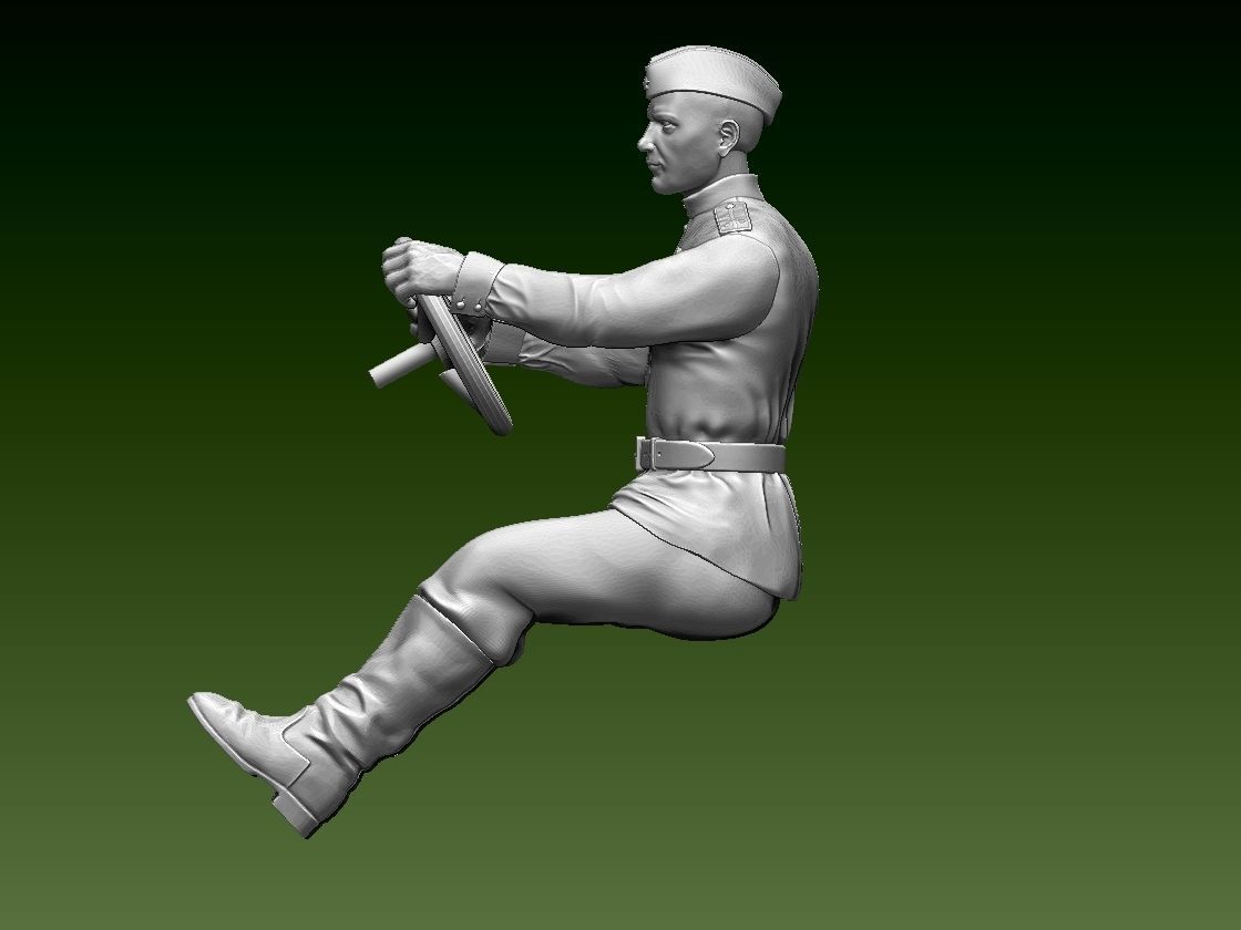 chauffeur ussr ww2 3D print model_4