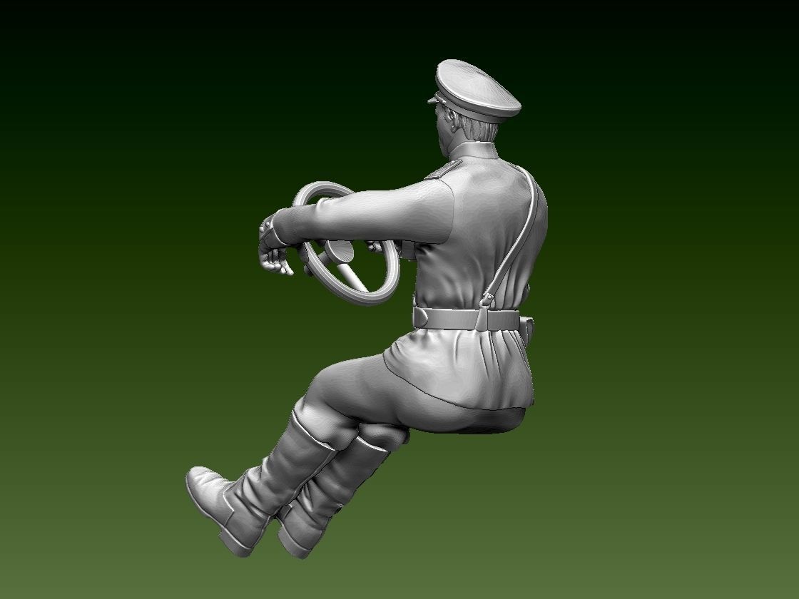 chauffeur ussr ww2 3D print model_5