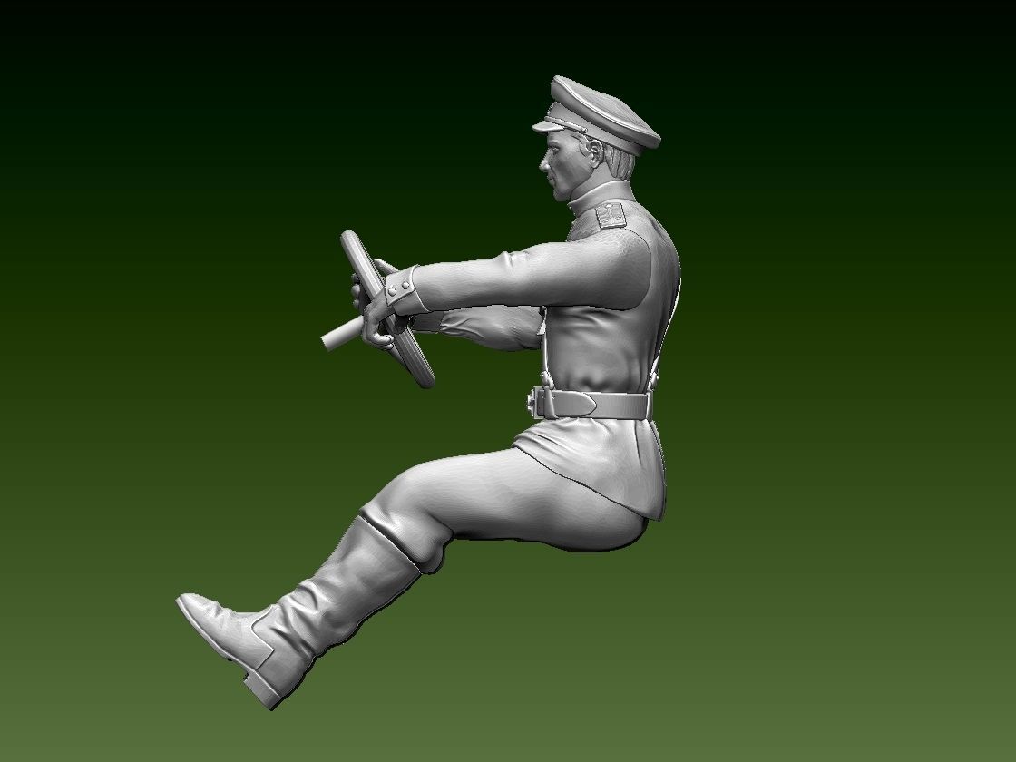 chauffeur ussr ww2 3D print model_4