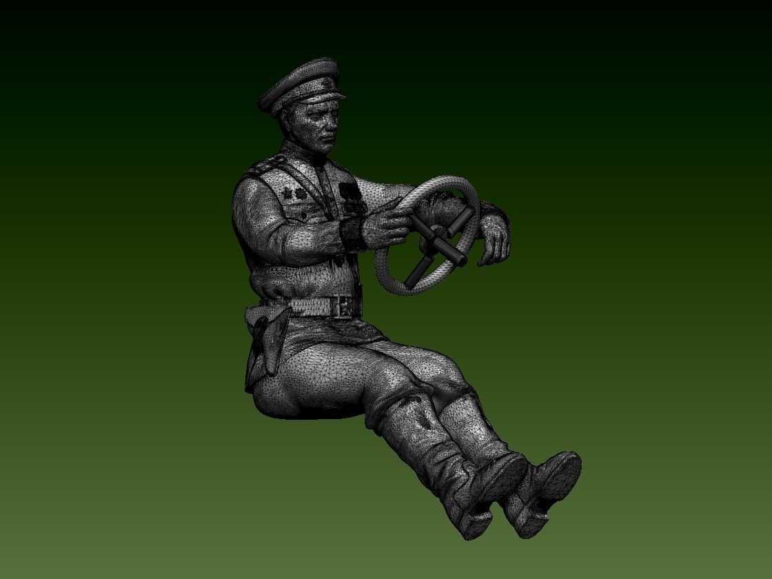 chauffeur ussr ww2 3D print model_9