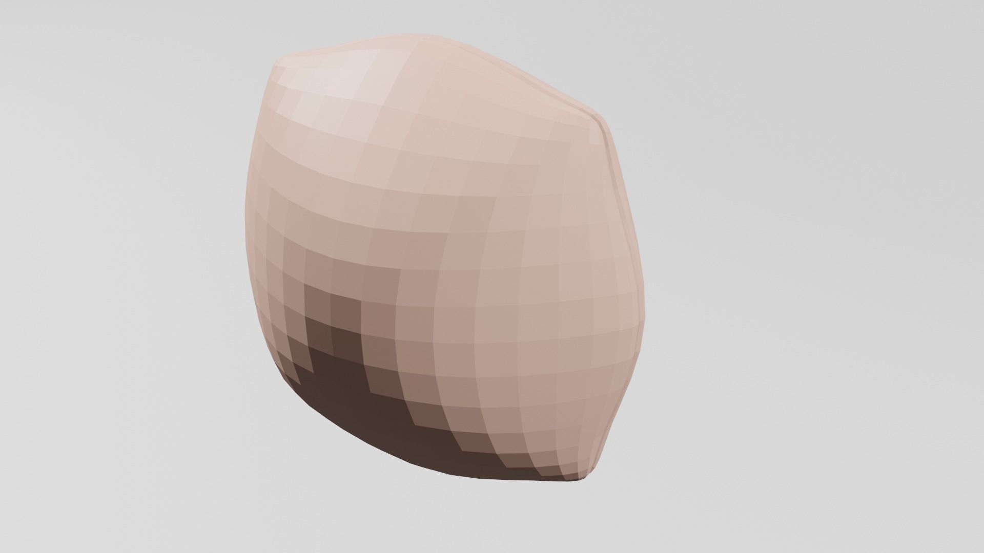 Low polly pillow  Low-poly 3D model_2