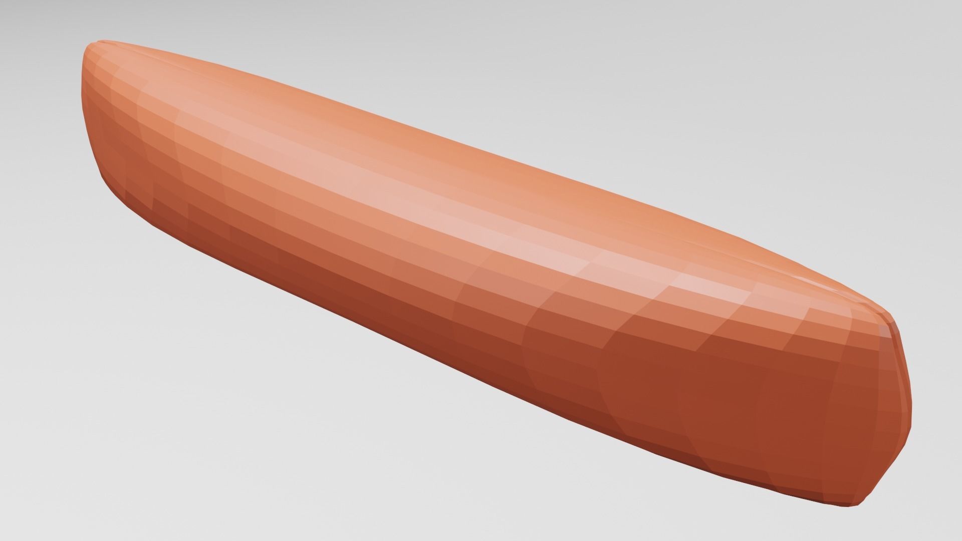 Low polly pillow  Low-poly 3D model_3