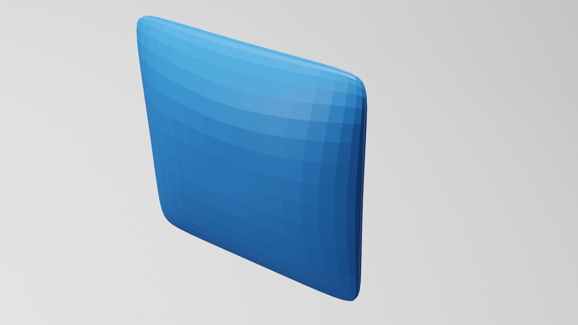 Low polly pillow  Low-poly 3D model_5