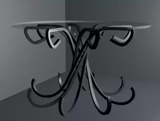 glass table
