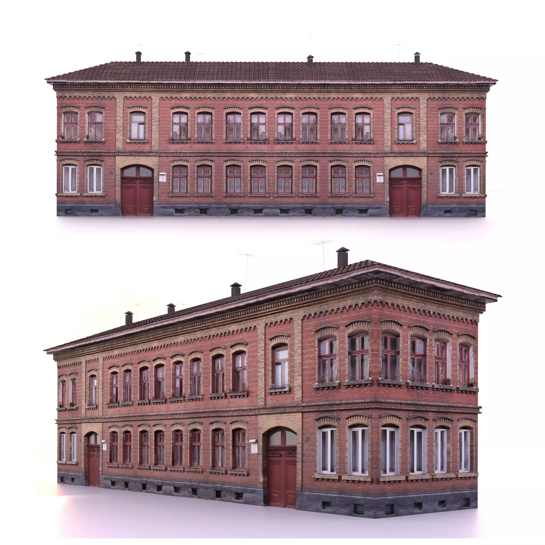 3D model Classic building VR / AR / low-poly | CGTrader