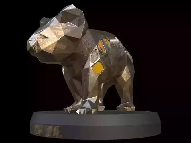 Steampunk Koala Pose