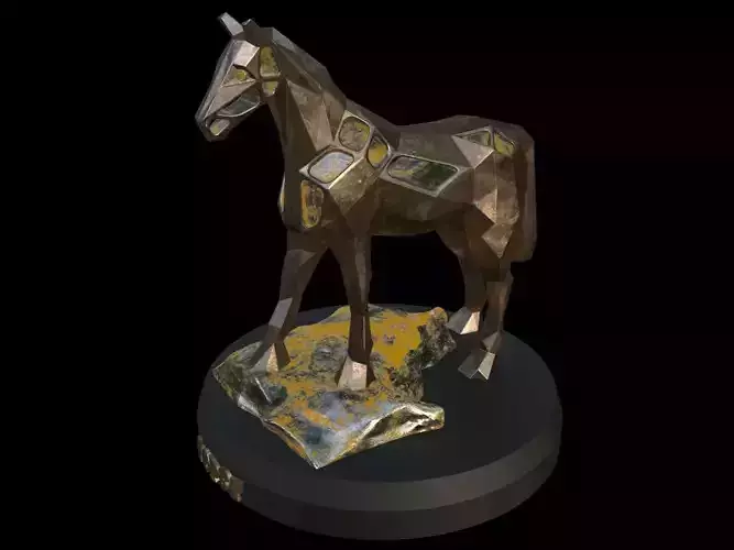 Steampunk Horse Rock