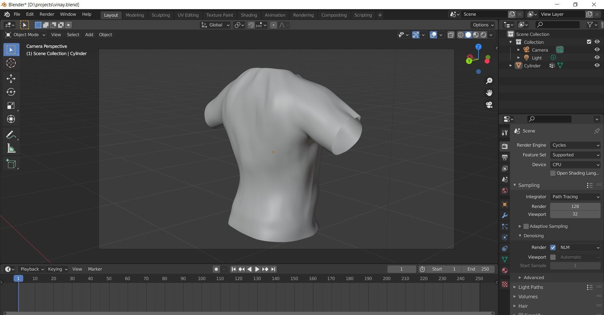 Tshirt shirt Free 3D model_4