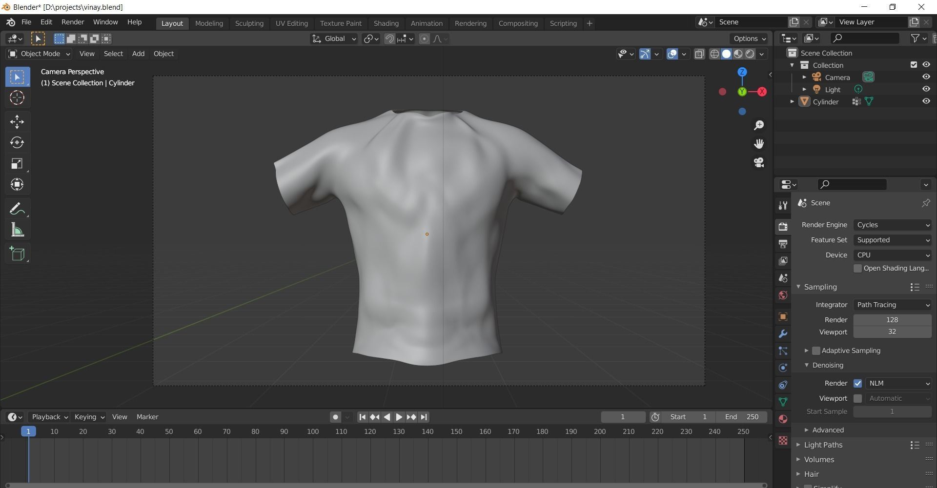 Tshirt shirt Free 3D model_1