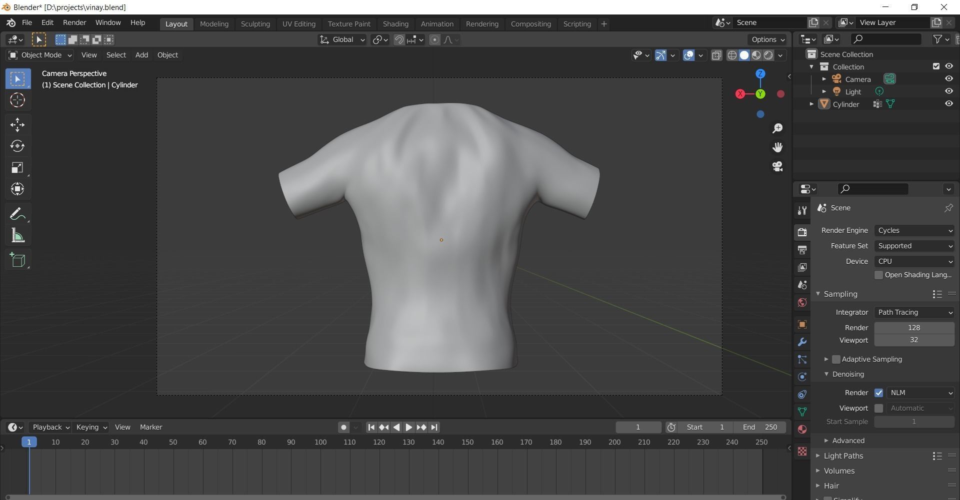 Tshirt shirt Free 3D model_2