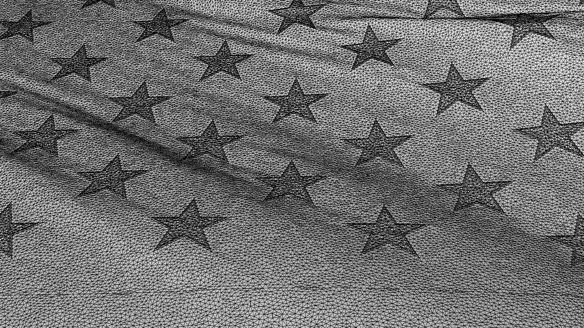 USA flag 3D model_11