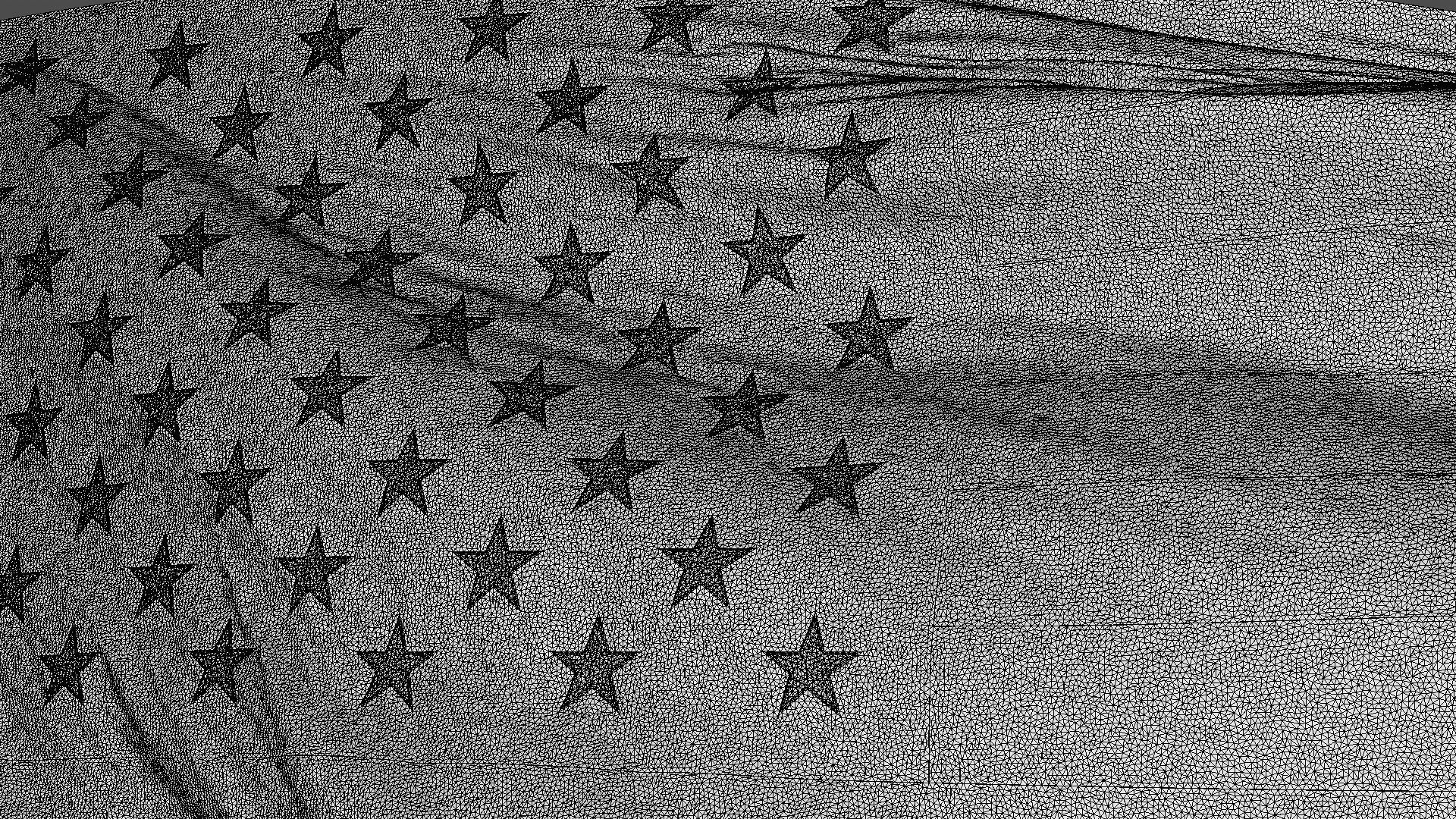 USA flag 3D model_13