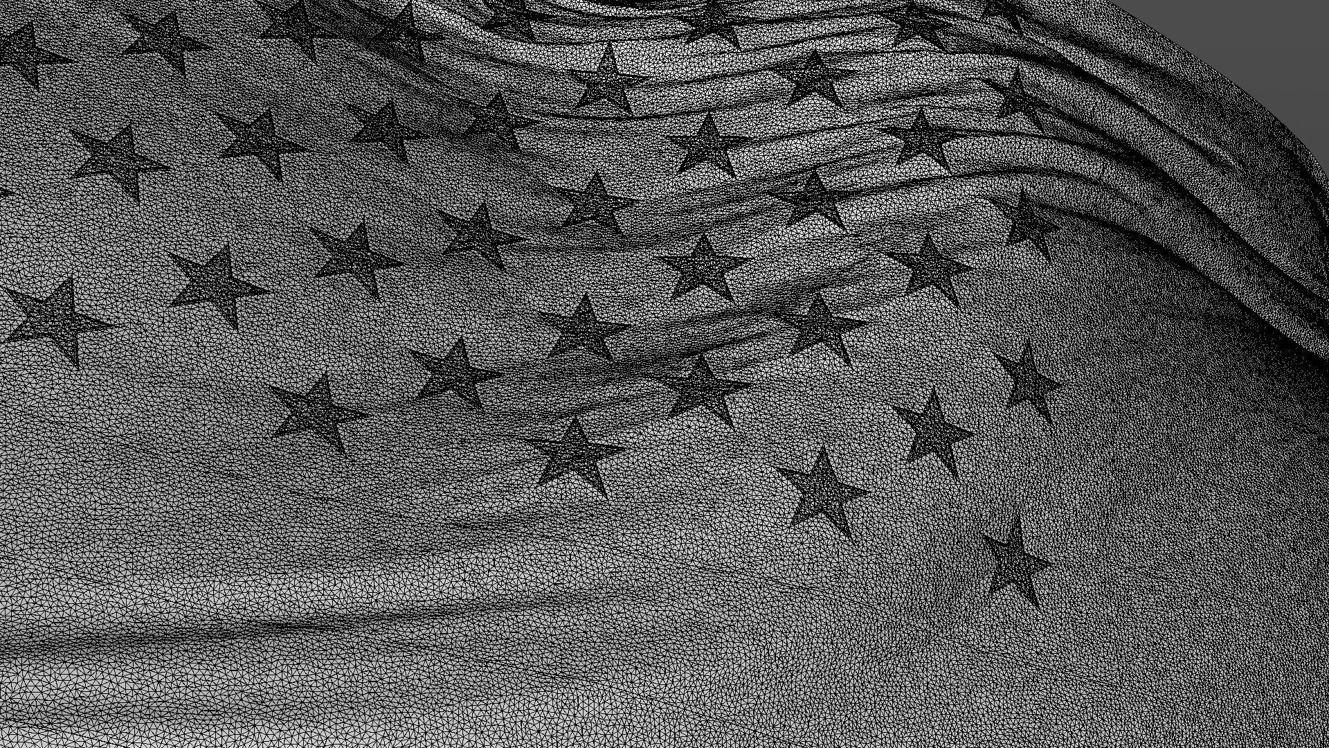 USA flag 3D model_14