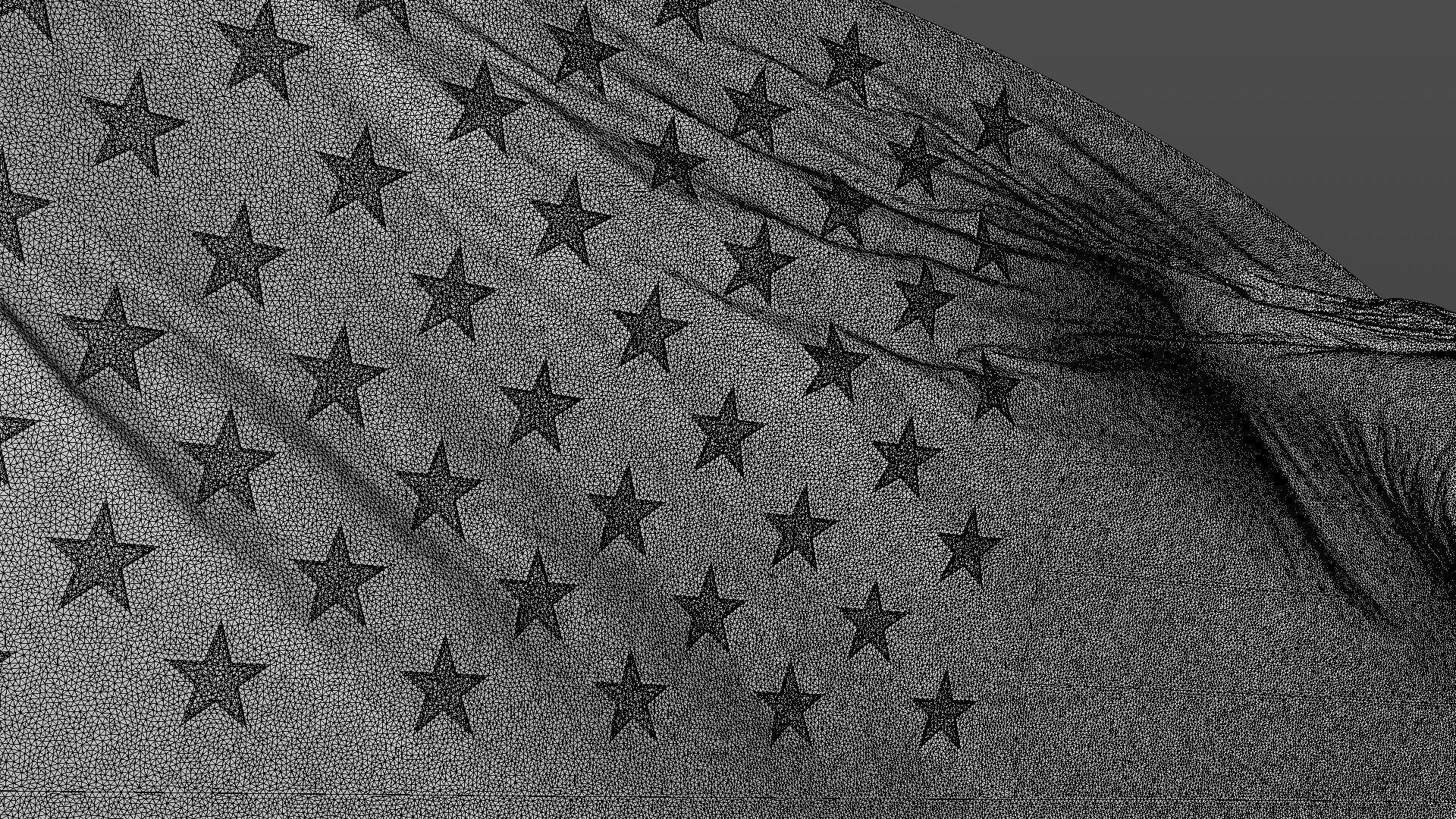 USA flag 3D model_12