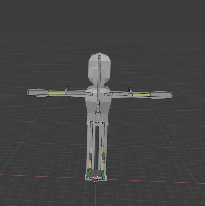 Rigged Low Poly Game Character  Low-poly 3D model_4