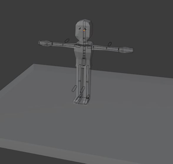 Rigged Low Poly Game Character  Low-poly 3D model_1