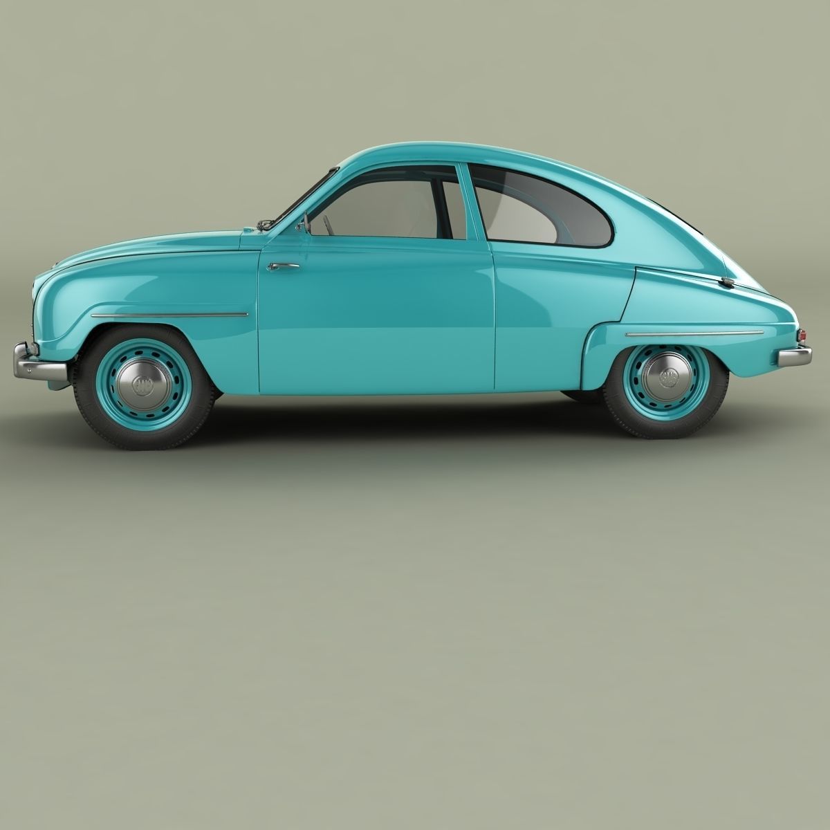 SAAB 93B 3D model_1