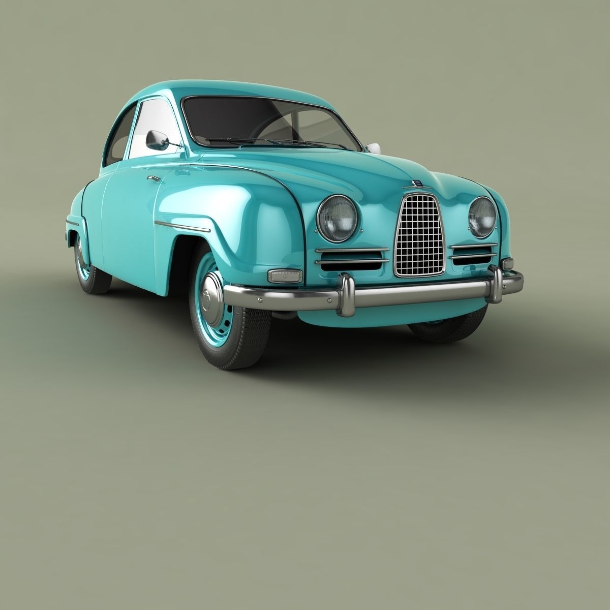 SAAB 93B 3D model_9