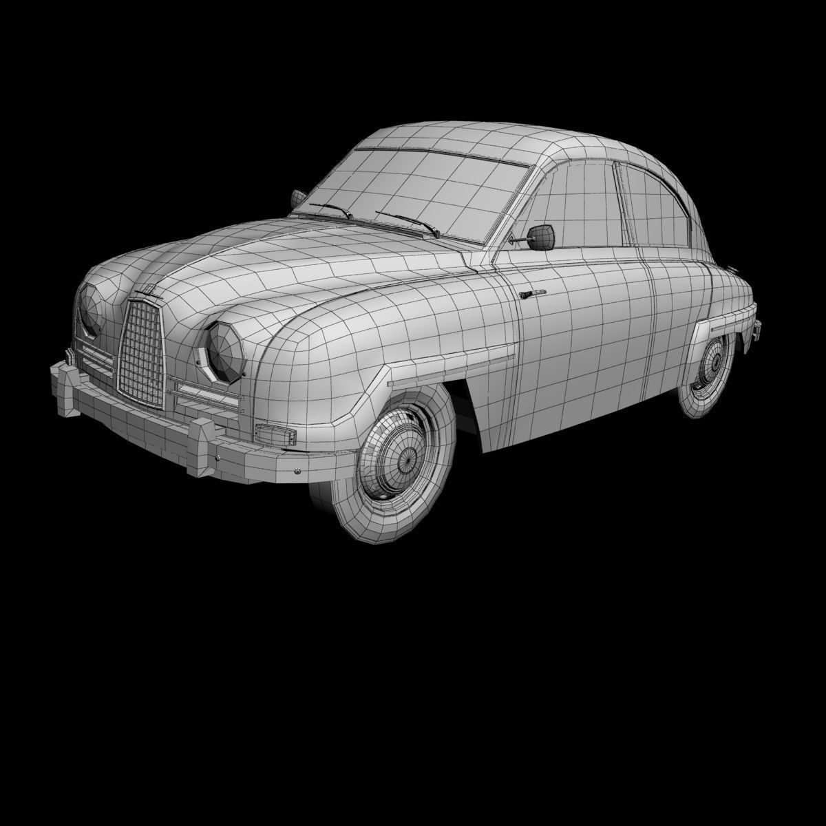 SAAB 93B 3D model_13