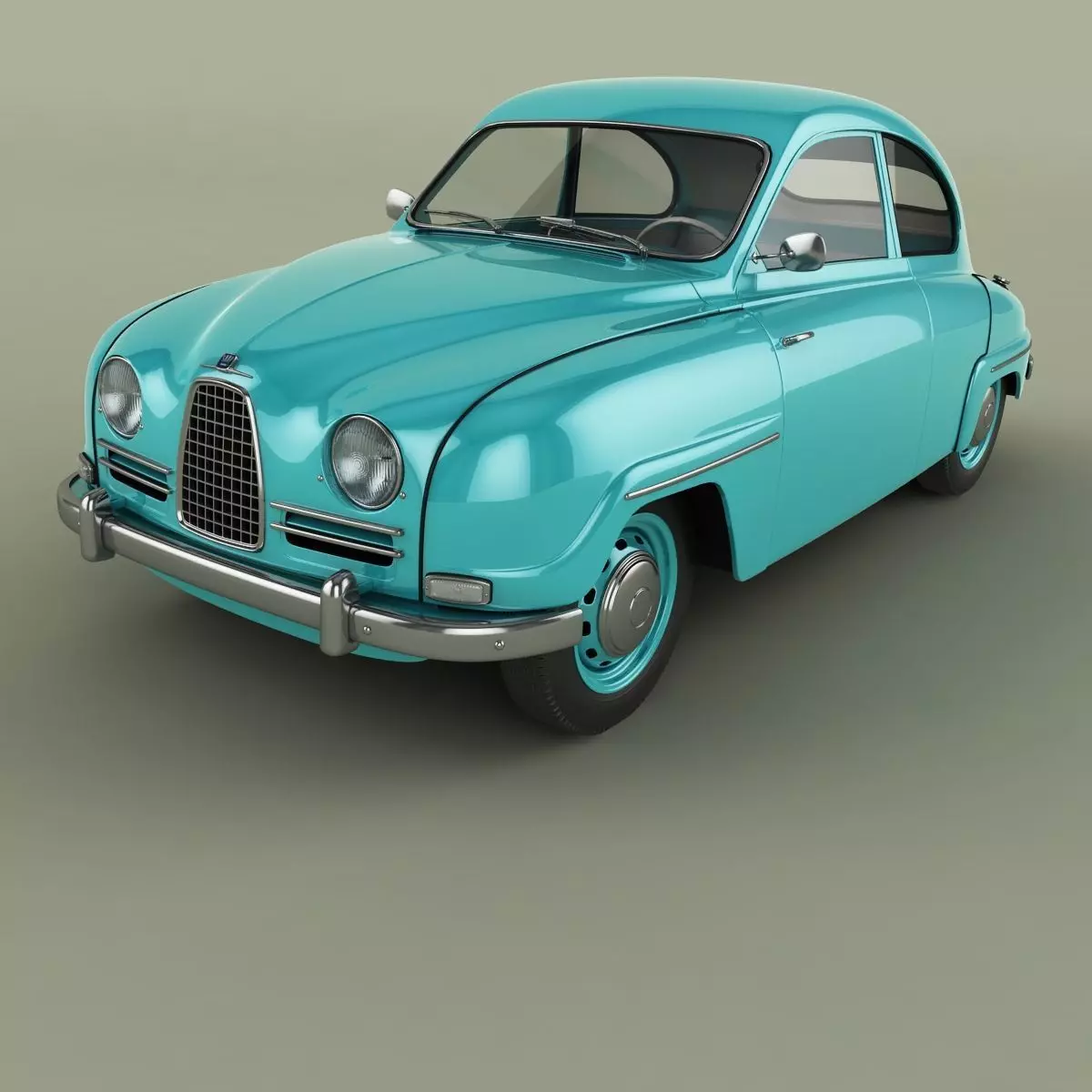 SAAB 93B 3D model_0