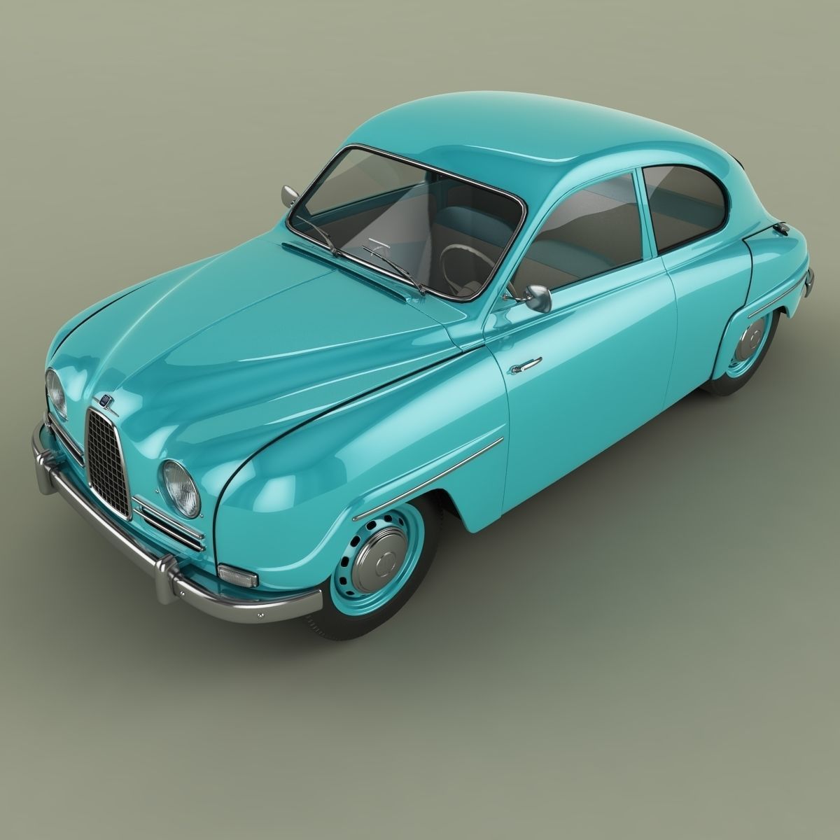 SAAB 93B 3D model_5