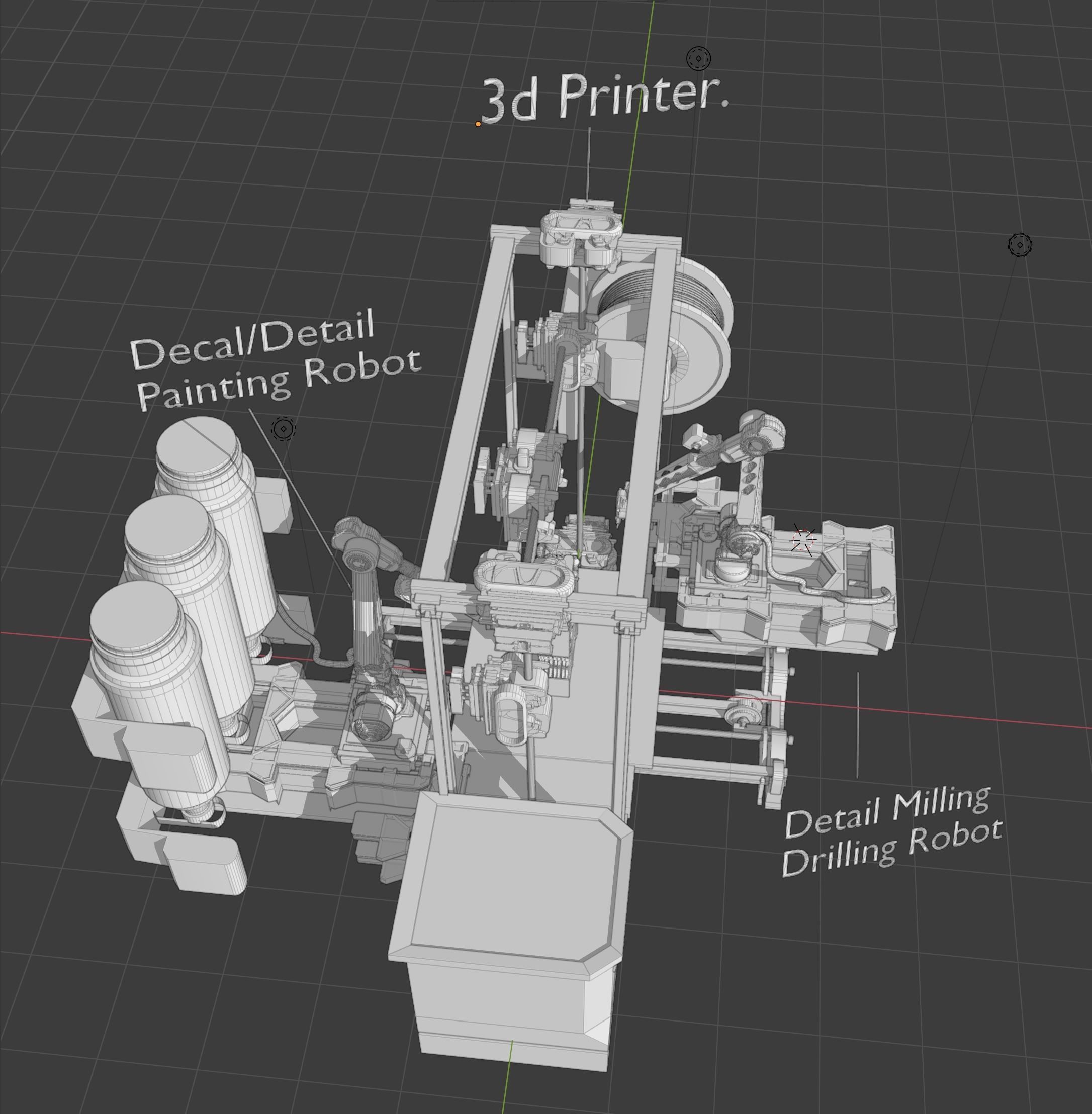 3D Printer Design 3D model_3
