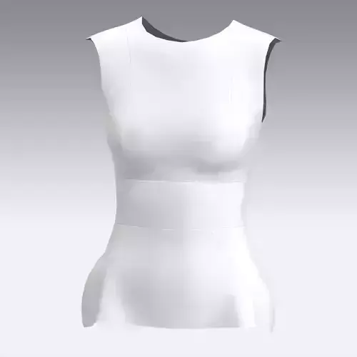 BLOUSE peplum top on mannequin