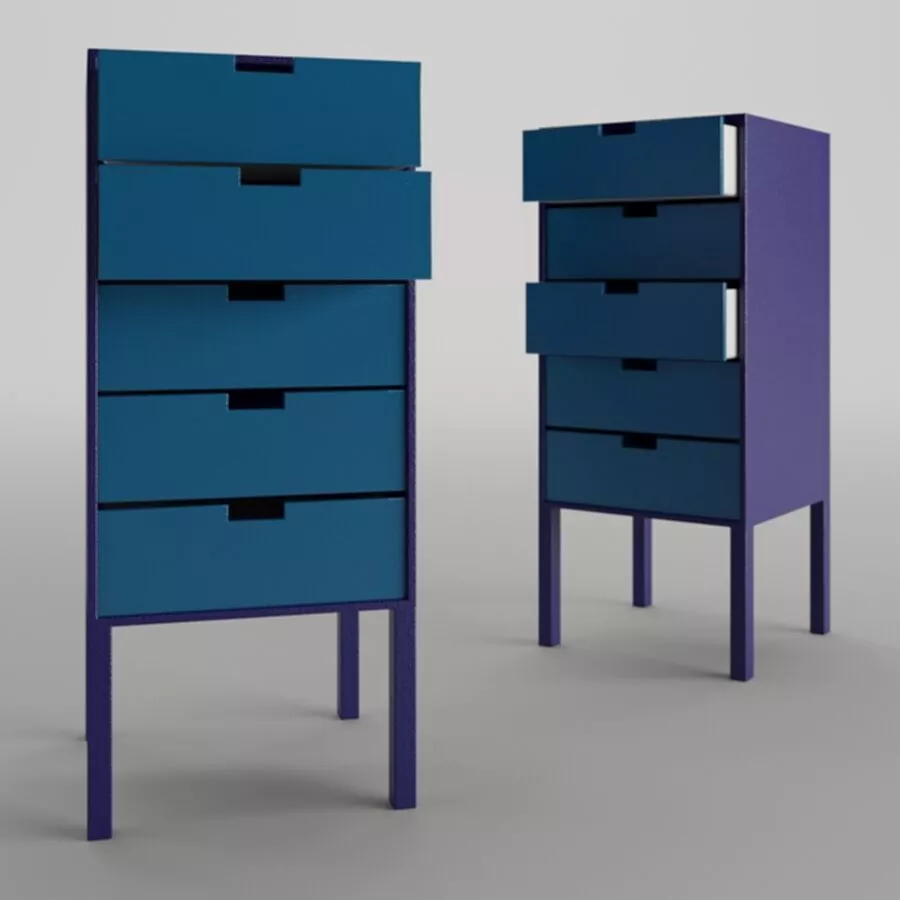 3D model Ikea Lixhult Cabinet VR / AR / low-poly | CGTrader