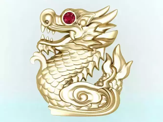 Dragon for jewelry - Dragon for ring - Dragon for pendant - N428
