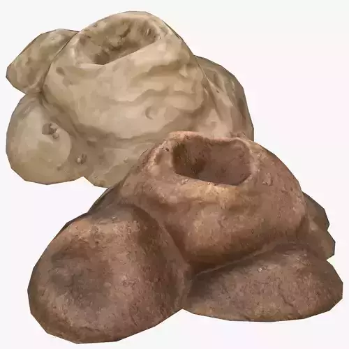 Pile of earth Stylized