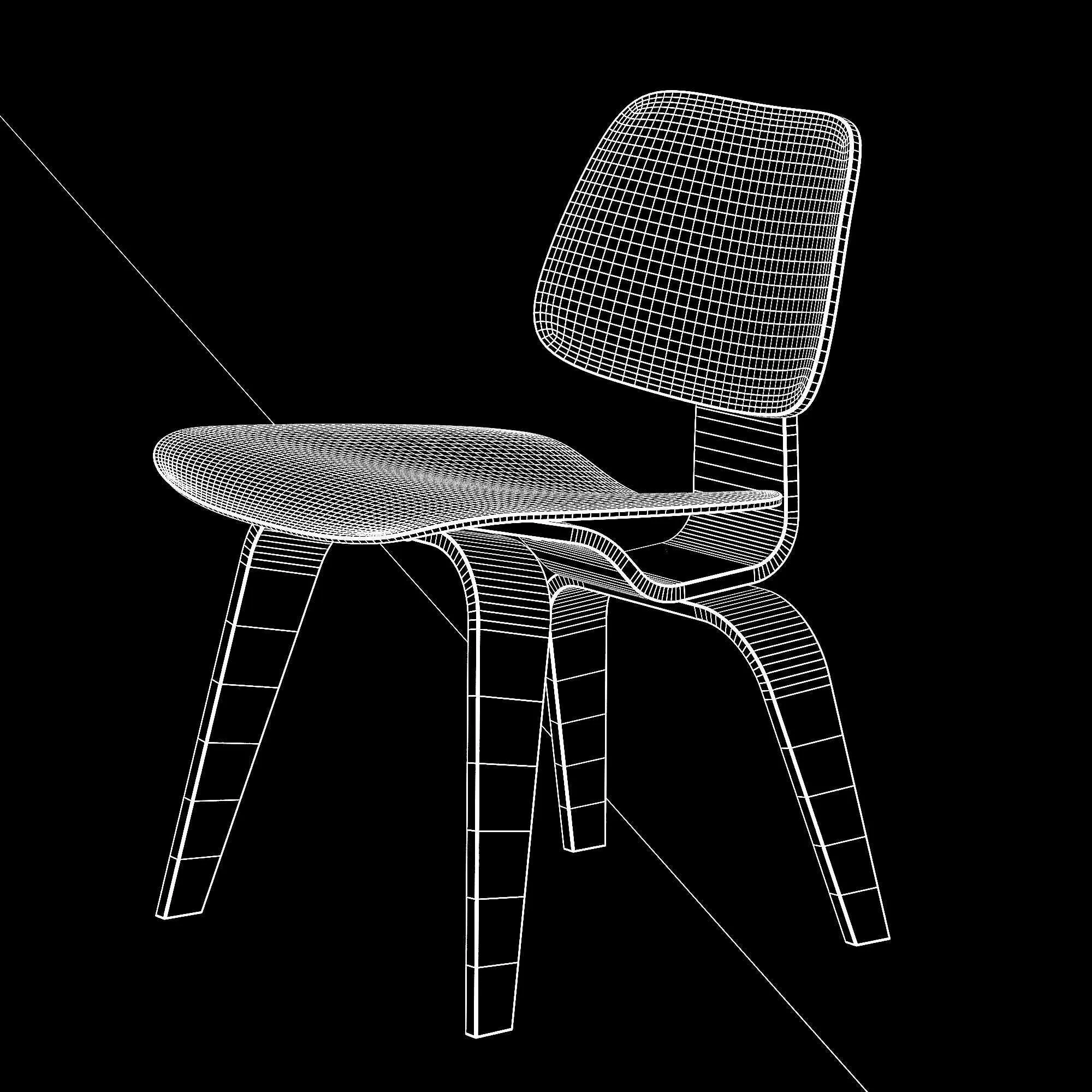 Vitra DCW Tenarchstudio render ready vray freebie Free 3D model