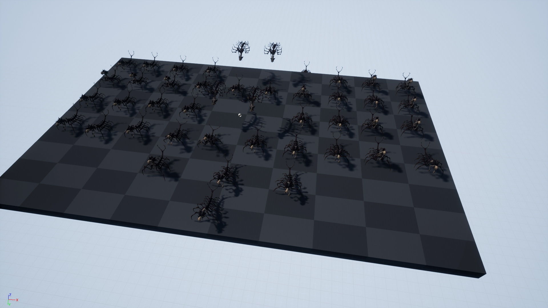 Undeath Centipede Low-poly 3D model_25