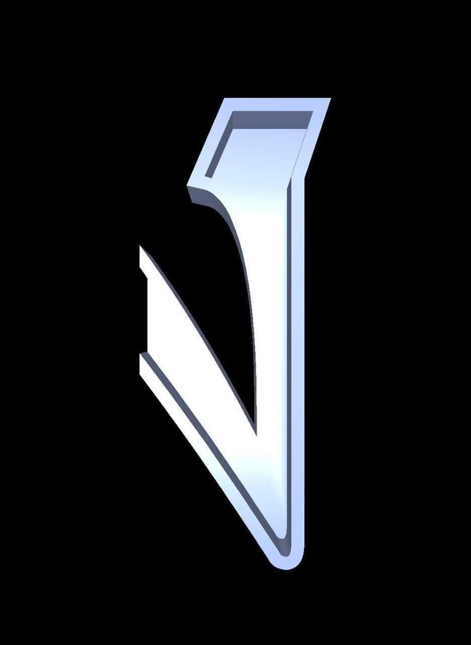 Tibetan Alphabet Cast Your Own LETTERS Easy To Cast Puzzle Fit 3D model_2