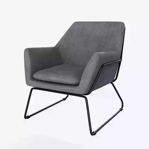 Denice Arm Chair dark grey
