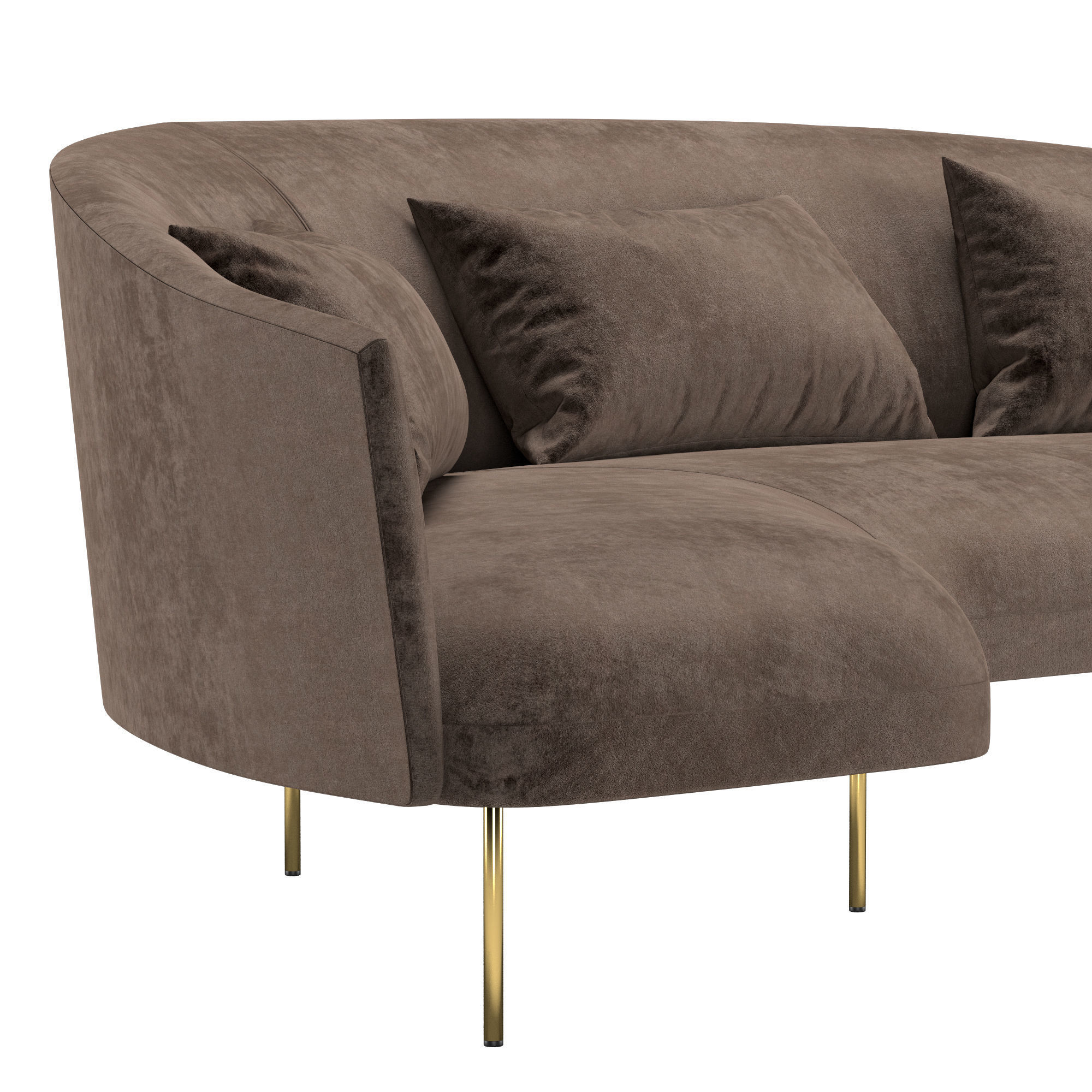 Roma sofa 3D model_3