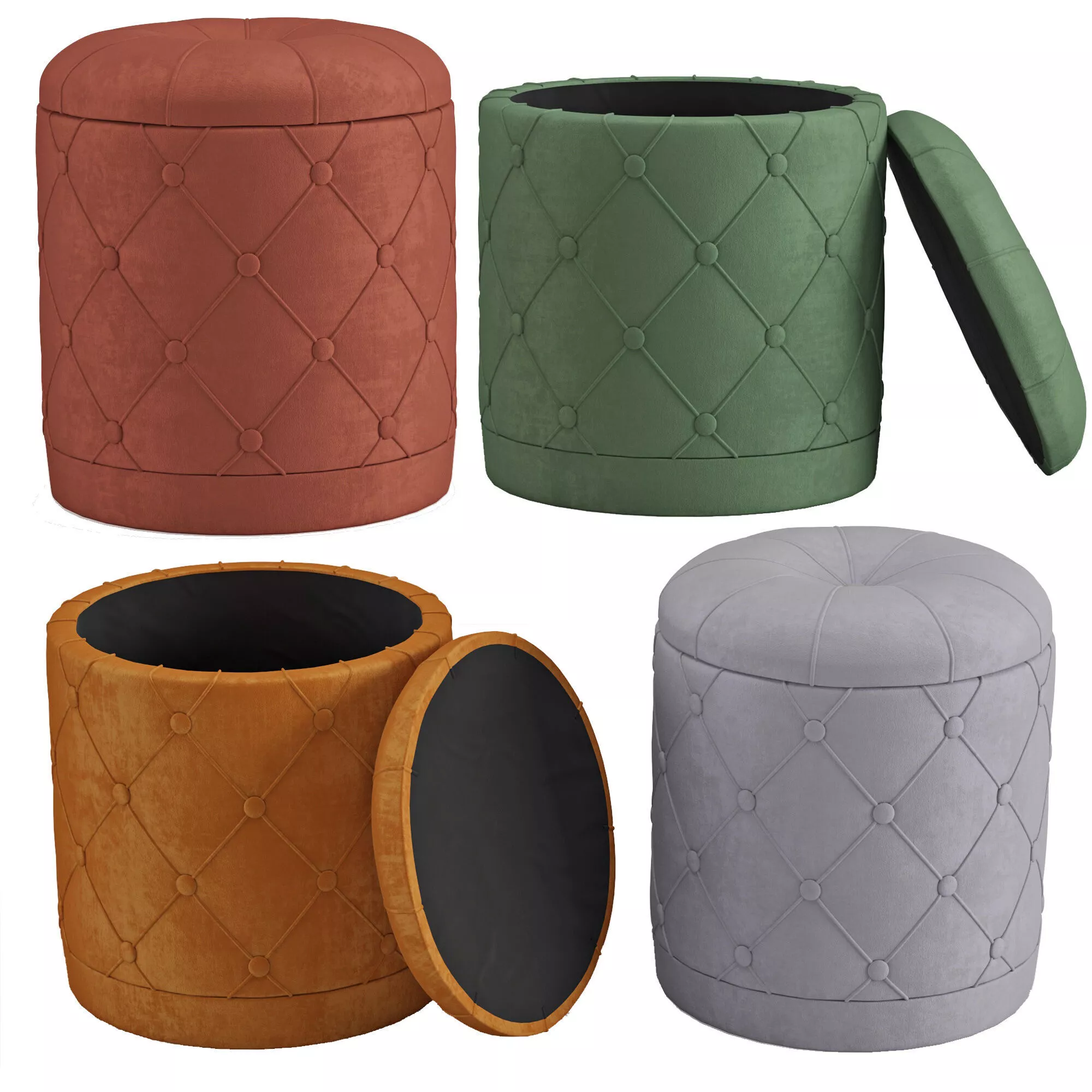 Pouf Bona 3D model